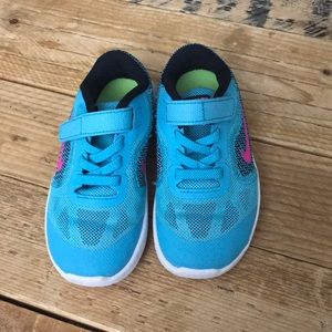 Girls Blue Nike 9c